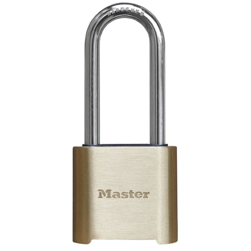 Master Lock 975 Resettable Combination Brass Padlock 2in (51mm) Wide-Combination-Master Lock-975LH-MasterLocks.com