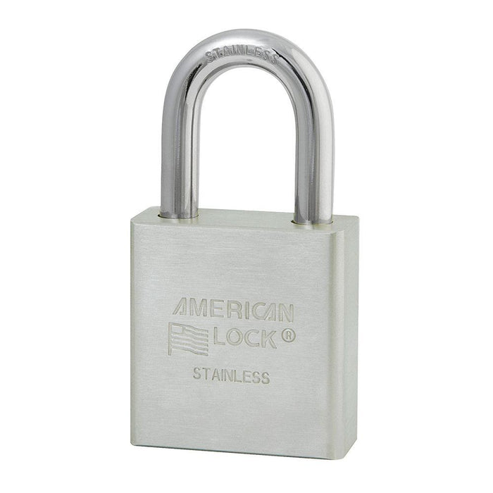 American Lock A5400 Solid Stainless Steel Padlock 1-3/4in (44mm) Wide-Keyed-American Lock-MasterLocks.com