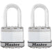 Master Lock M1XT 1-3/4in (44mm) Wide Magnum® Laminated Steel Padlock; 2 Pack-Master Lock-1-1/2in-M1XTLF-MasterLocks.com