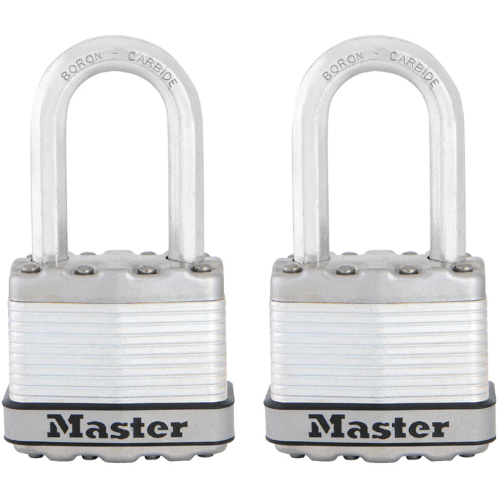 Master Lock M1XTHC 1-3/4in (44mm) Wide Magnum® Laminated Steel Padlock; 2 Pack-Master Lock-1-1/2in-M1XTLFHC-MasterLocks.com
