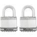 Master Lock M5XTHC 2in (51mm) Wide Magnum® Laminated Steel Padlock; 2 Pack-Master Lock-1in-M5XTHC-MasterLocks.com