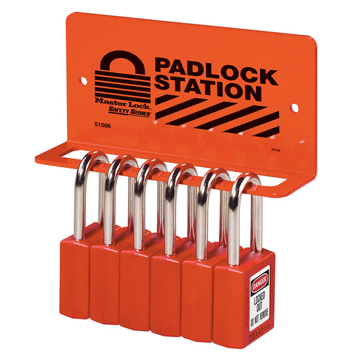 Master Lock S1506 Small Padlock Rack, Unfilled-Other Security Device-Master Lock-S1506-MasterLocks.com
