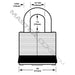 Master Lock 5D Laminated Steel Padlock 2in (51mm) Wide-Keyed-Master Lock-5D-MasterLocks.com