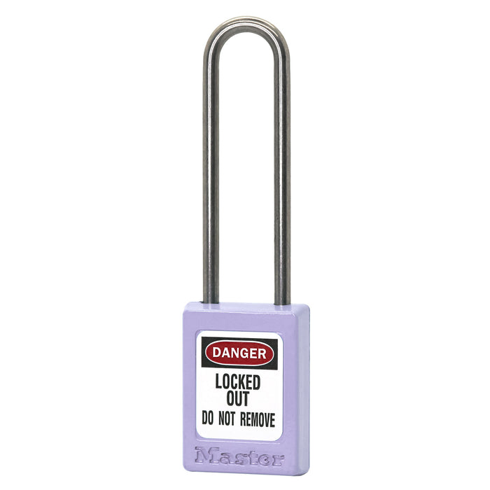 Master Lock S33LT Global Zenex™ Thermoplastic Safety Padlock 1-3/8in (35mm) Wide with 3in (76mm) Shackle, Non-Key Retaining