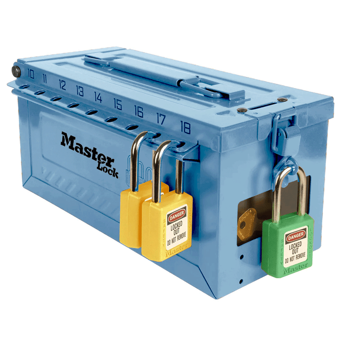 Master Lock S600 Portable Group Lockout Box with Key Window