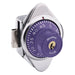 Master Lock 1630MD Built-In Combination Lock with Metal Dial for Lift Handle Lockers - Hinged on Right-Master Lock-Purple-1630MDPRP-MasterLocks.com