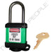 Master Lock 410COV Padlock with Plastic Cover 1-1/2in (38mm) wide-Master Lock-Keyed Alike-1-1/2in-410KAGRNCOV-MasterLocks.com